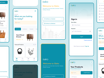 iSoko Ecommerce Concept 🇷🇼 ecommerce mobileapp uxui