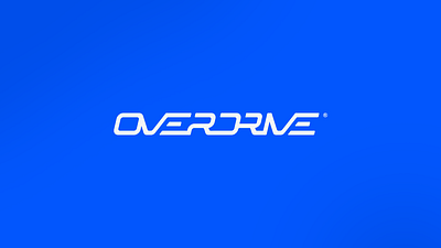 Overdrive brand identity branding design logo logo desgin logotype minimal typography vector