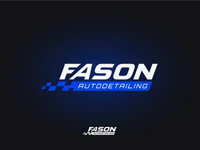 Fason Autodetailing autodetailing automotive brand brand design branding design logo logotype minimal modern vector
