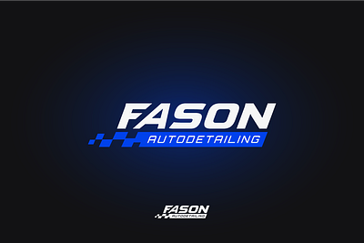 Fason Autodetailing autodetailing automotive brand brand design branding design logo logotype minimal modern vector