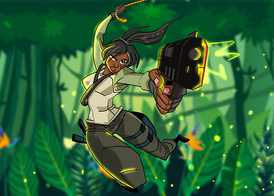 Rogue Agent animation character illustration illustration
