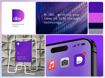 Branding DBS brand branding design graphic design identity visual logo