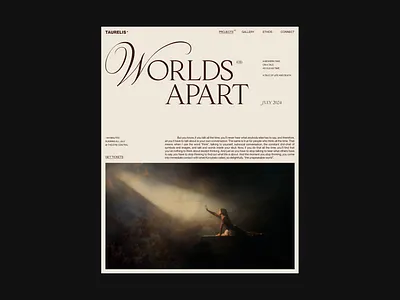 The Unspeakable World - 01 (Visual Exploration) art direction concept design digital digital design editorial graphic design grid interface layout typography ui ux visual design web web design website