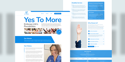 Disability Website Design graphic design ui