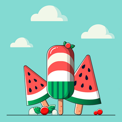 Ice cream design illustration vector