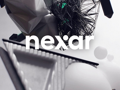 Nexar — Cutting Edge Tech Corporation design letter x lettermark logo logo design minimalist modern programming software tech