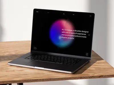 Portfolio Personal 3d animation case dark glass gradiente interface lightmode portfolio storytelling ui uidesign uiux