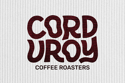 Corduroy Coffee / Logo & Brand Design branding coffee graphic design icon letters logo logo design pattern roaster texture type design