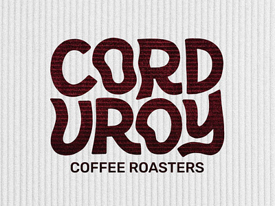 Corduroy Coffee / Logo & Brand Design branding coffee graphic design icon letters logo logo design pattern roaster texture type design