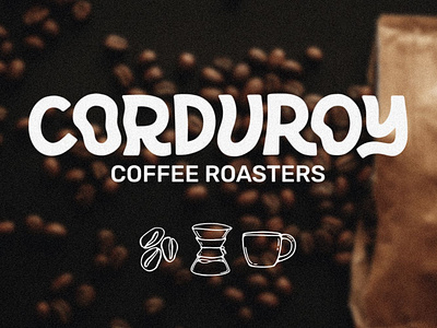 Corduroy Coffee Roasters / Logo & Brand Design branding coffee design graphic design hand lettering iconography icons illustration letter design lettering logo logo design roaster