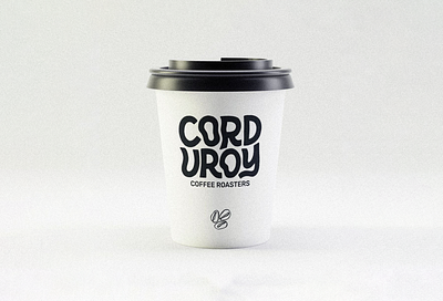 Corduroy Coffee Roaster / Logo Design branding coffee cup design graphic design hand lettering icon icon design illustration lettering logo logo design packaging