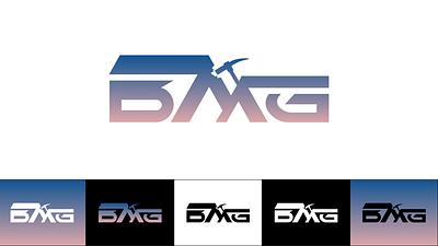 Mining site Logo branding bmg bmg logo branding design figma illustration initials logo logo mining site mining site logo ui vector