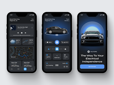 CALFORD - Cars Mobile App figma mobile ui