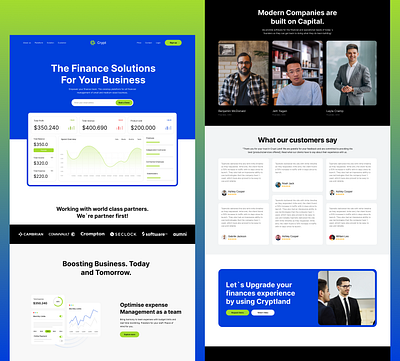 Crypt Landing Page crypt landing page crypt web landing page landing ui sass ui sass web user interface web design websit design