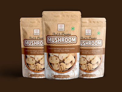 Pouch Packaging Design. chips chips packaging design mushroom mushroom packaging design pouch zipper