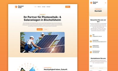 Deutsch Solar design divi ux webdesign wordpress