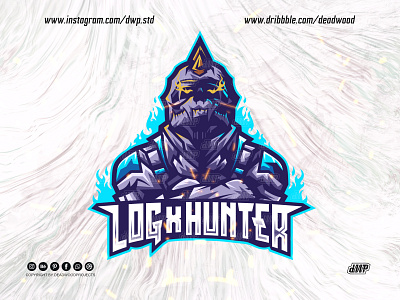 Hunter logo mascot gaming design graphic design illustration logo vector