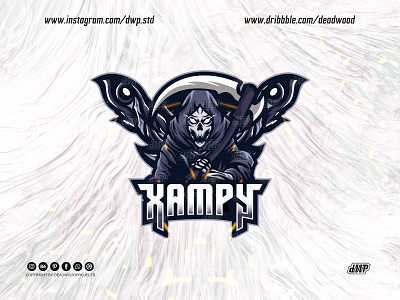 Reapper logo mascot gaming design graphic design illustration logo vector