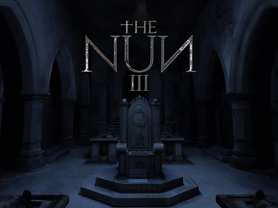 The Nun 3 | Movie Poster filmposter graphic design horrorposter movieposter nun poster thenun typography