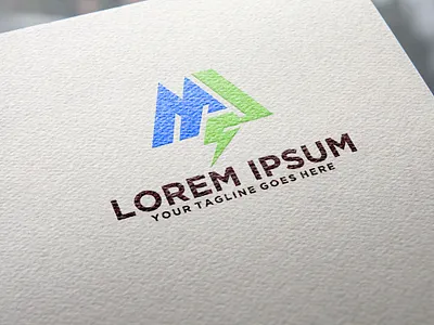 Letter MA Energy Electric logo design electric energy icon intitial letter ma logo sign symbol