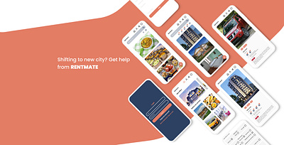 Rentmate app app design figma ui ux
