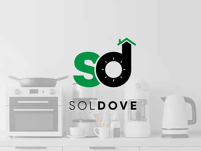 Logo Design for Soldove brand branding design digital digital art e commerce ecommerce favicon graphic design home product icon icon design identity branding kitchen lettermark logo logo design memorable online shop timeless