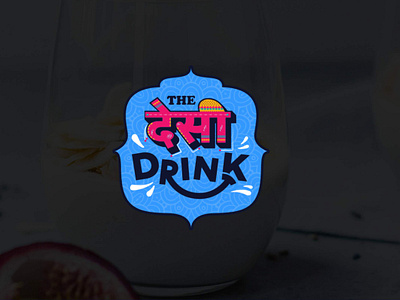 THE DESI DRINK | BRAND IDENTITY AND LOGO DESIGN drinks modern logo design the desi drink