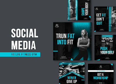 Fit Life Fitness Social Media facebookpost fitness graphic design gym gymdesign gymsocialmedia jackpotcreatives nabeelakhtarpk nabeeljackpot post socialdesign socialmedia workout workoutpost