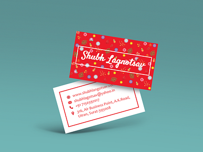 Shubh Lagnotsav Business card adobe illustrator branding design graphic design illustration logo