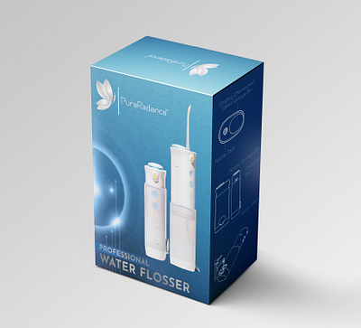 Product Packaging Box Design For Water Flosser amazon packaging box design branding design graphic design logo packaging packaging design