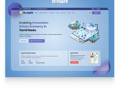 Glassmorphism - Landing Page blue branding design glassmorphism illustration landing page ui