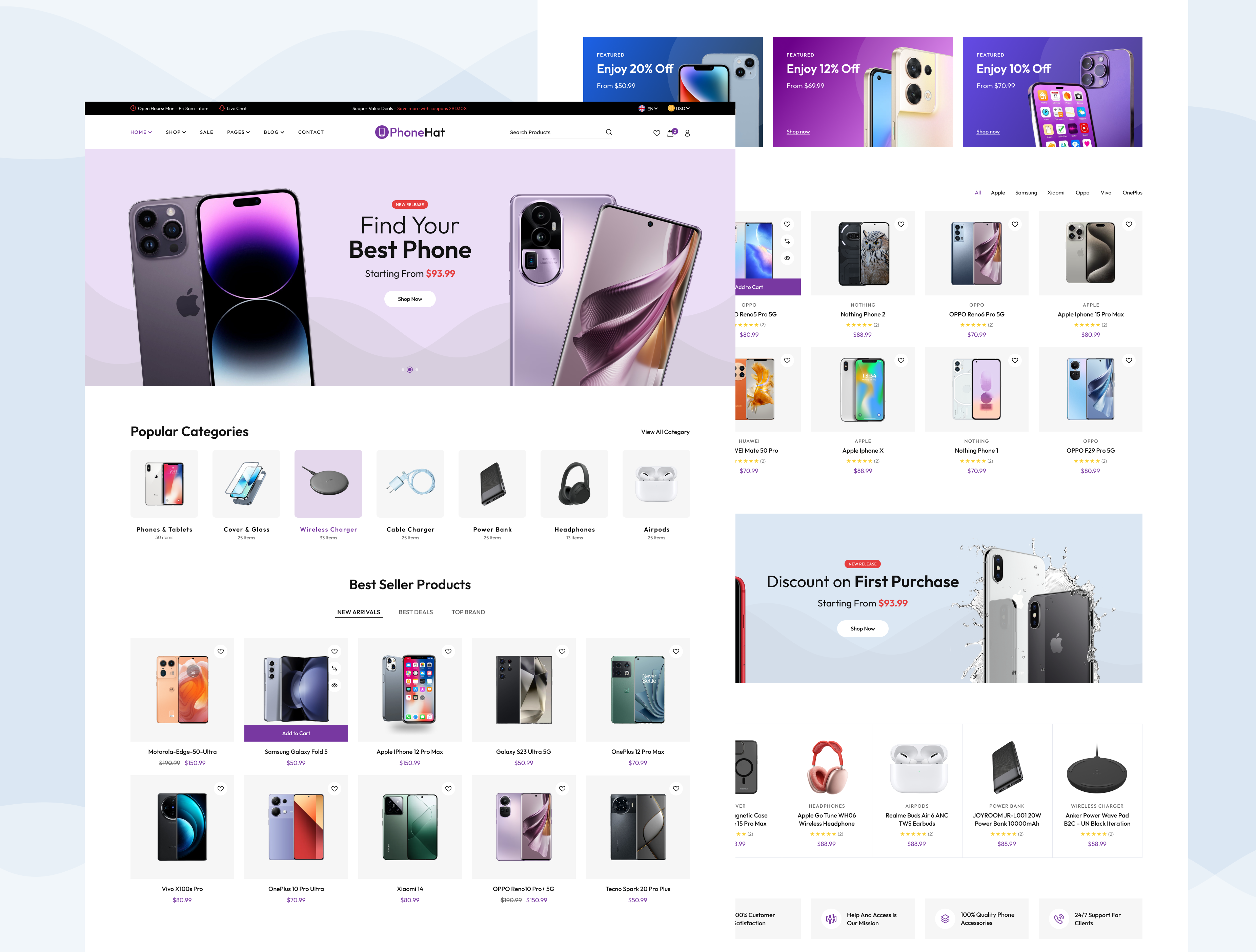 Example of E Commerce Website UI/UX Design In Figma