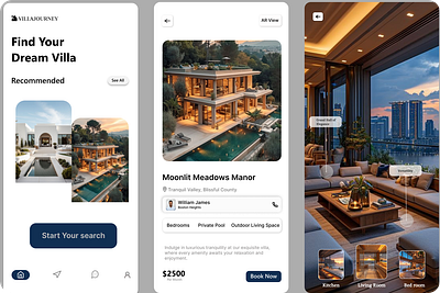 Villa Mobile App UI/UX Design