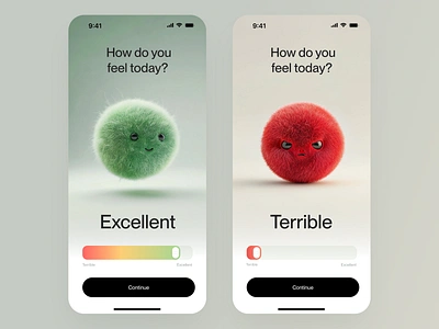 Emotion Tracker design emotion interface mobile app tracker ui uidesign ux