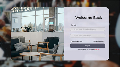 Simple login page ui