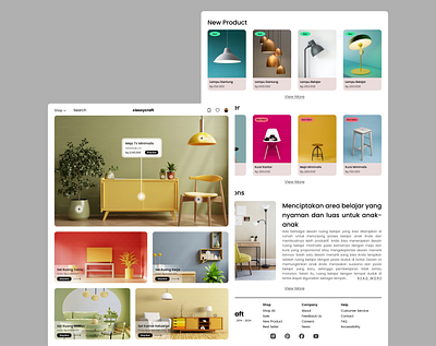 Furniture Website web design