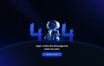 404 page | Error page 404 page ai chatbot animation design challenge dribbble challenge effect error page framer framer motion framer payoff gif page ui website