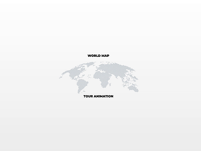 WORLD MAP ANIMATION 3d animation branding graphic design motion graphics ui