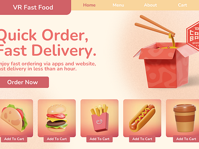 Fast Food design graphic design illustration