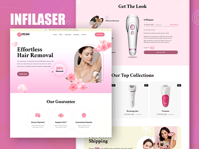 Beauty and Hair Removal Website UI/UX beautybrand beautyservice beautysolutions beautytech beautywebsite cleandesign creativeweb ecommercedesign hairremoval hairremovaltech landingpage minimaldesign modernui responsivedesign skincarewebsite smoothskin uiuxdesign userexperience webdesign webui