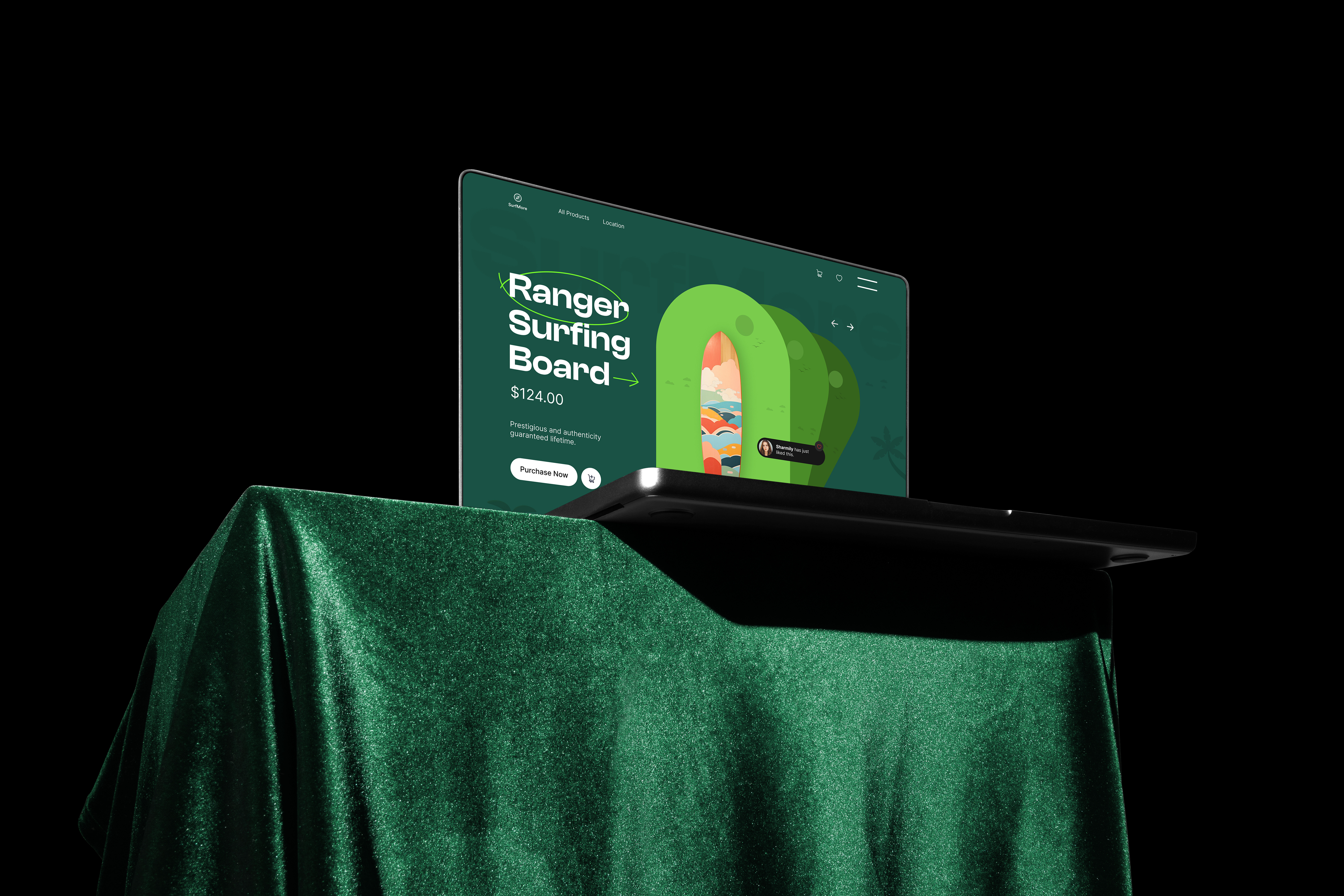 Example of Website Design With Trending Vibe