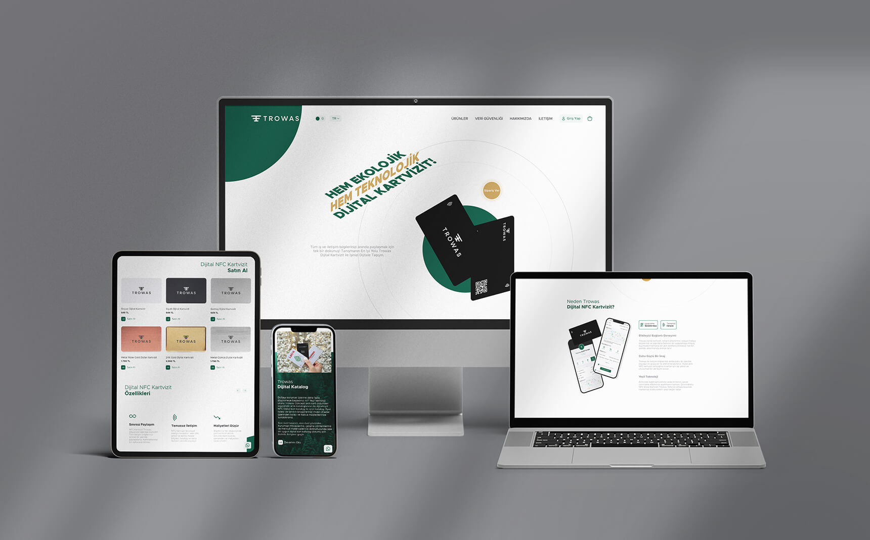 Trowas - Digital Card brand design business business card card design digital product product design visual identity website