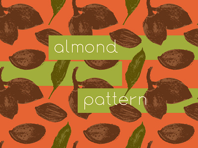 Almond seamless pattern almond almonds art branding concept design drawing drawings hand drawn illustration label marzipan nuts organic food ornament ornate packaging design pattern seamless vector