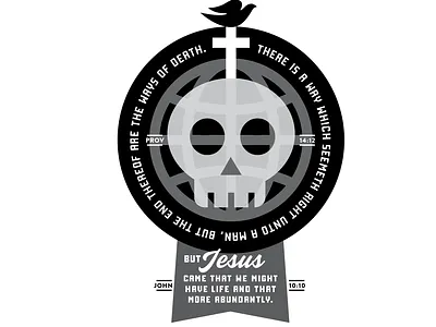 There is a way... badge bible christian graphics retro scripture vintage