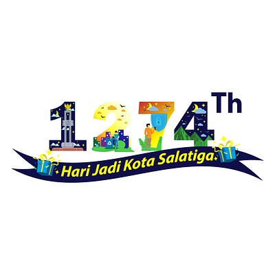 Logo competition for 1274 years of Salatiga City graphic design logo