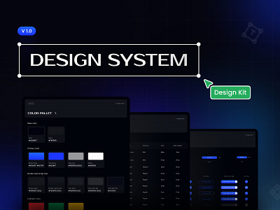 Blinkbot's Design system | Based on AI & Web3 Website ai based amazing appealing best button color palette colors controls creative font design kit design system detailed design system elements icons input feild system design text typography ui component web3