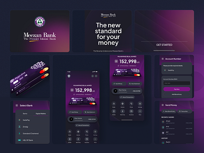 Meezan Bank - Design Revamp bank app bank app redesign before after bento cards branding design fintech app freebie glass graphic design logo meezan bank design revamp minimal money app redesign revamp typography ui ui design vector