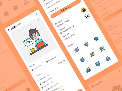 Sidebar icons links navigation product design sidebar ui ux web