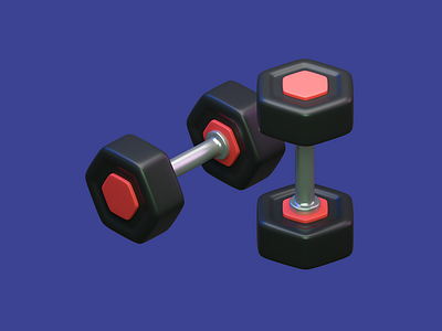 3D gym asset icon (1) 3d 3d gym asset icon (1) animation design graphic design gym gym asset icon illustration ui workout