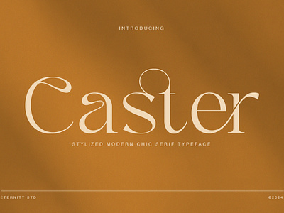 Caster Modern Chic Serif branding graphic design modern